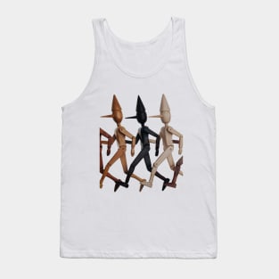 Wooden Puppet Marionette Tank Top